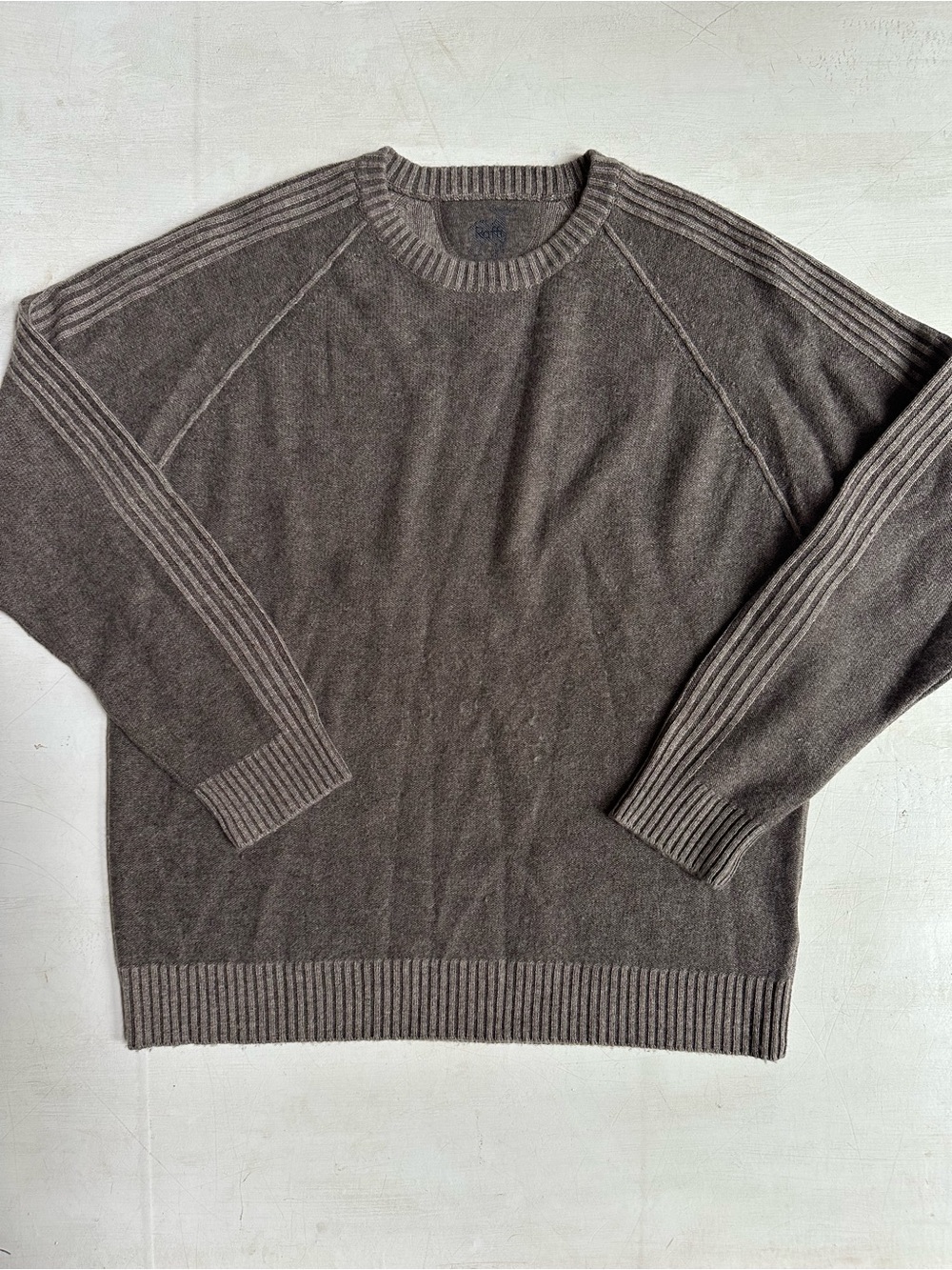Raffi Cashmere Wool Crew Neck Sweater